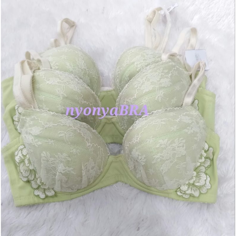Valege Emory Pushup Cleavage Boost Plunge Lace Bra Import Bh Push Up 32A  32B 32C 32D 34A 34B 34C 34D 36B 36C 36D 38B 38C 38D 40D 40C