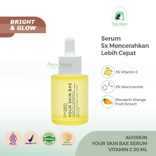Avoskin YSB serum Vitamin C 3% + Niacinamide 2% + Mandarin Orange Fruit Extract Serum 30ML [ Brightening / Mencerahkan ]