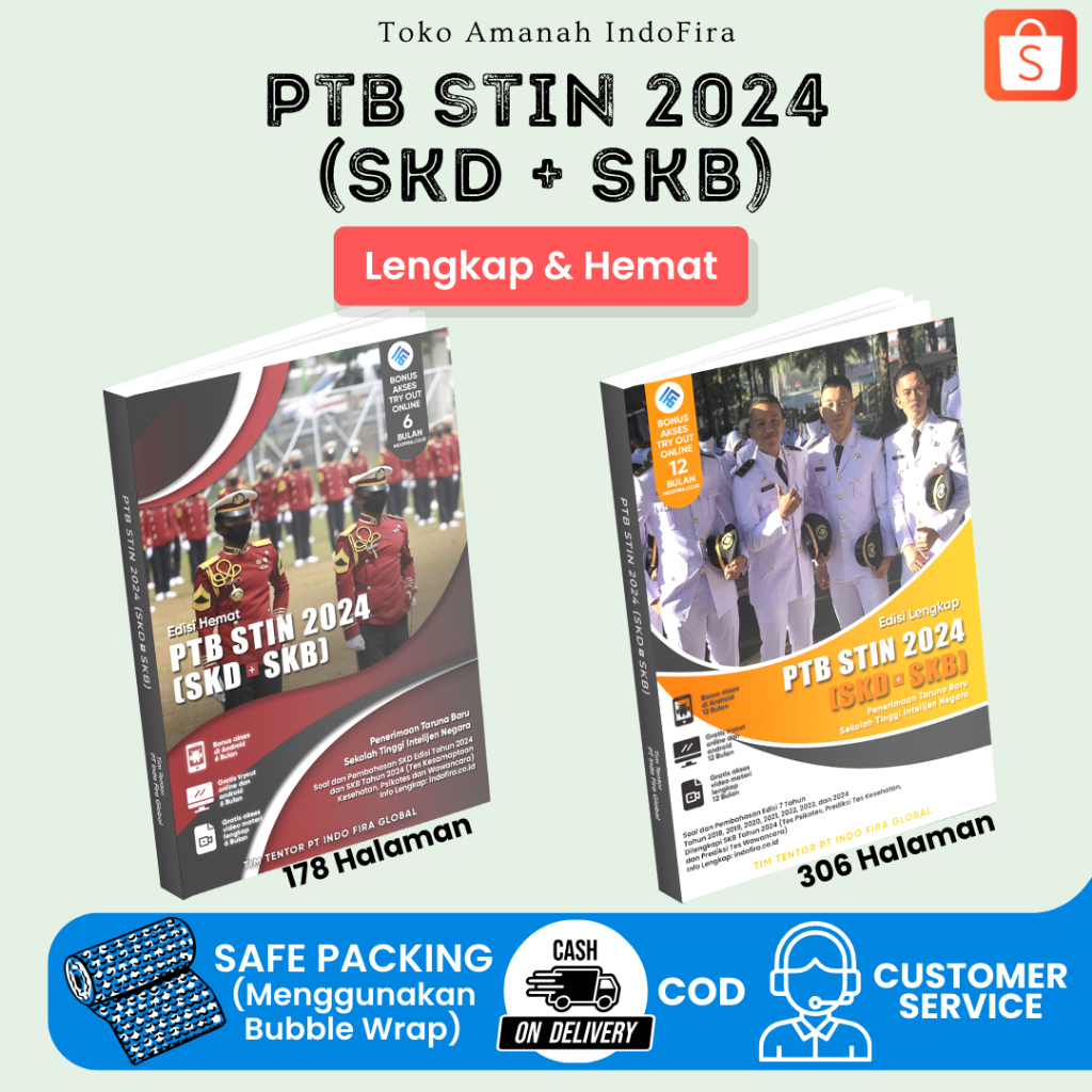 Jual Edisi Terbaru Buku PTB STIN 2024 [SKD + SKB] (Edisi Lengkap ...