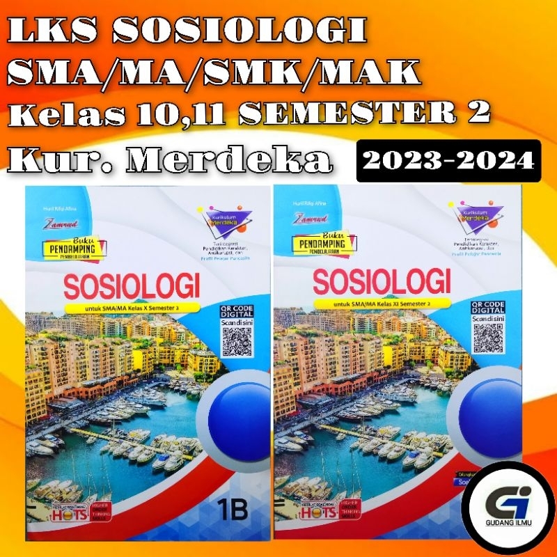 Jual LKS SOSIOLOGI SMA/MA KELAS 10 11 SEMESTER 2 I Kurikulum Merdeka ...