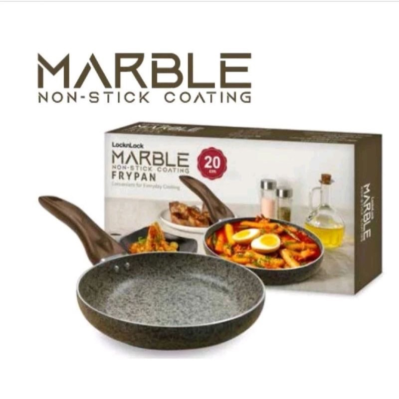 Jual Locknlock frypan marble non stick coating 20cm/penggorengan
