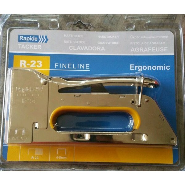 Jual NEW RAPIDE Staple Stapler Gun Tacker R23 Staples Hekter Gun