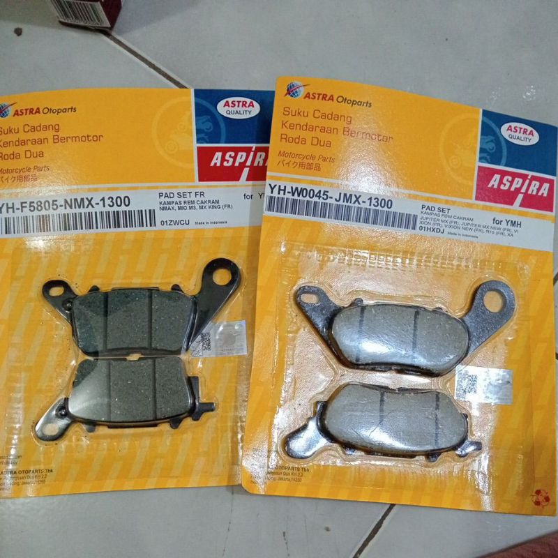 Jual Paket Kampas Rem Depan Dan Belakang Nmax Aspira Shopee Indonesia