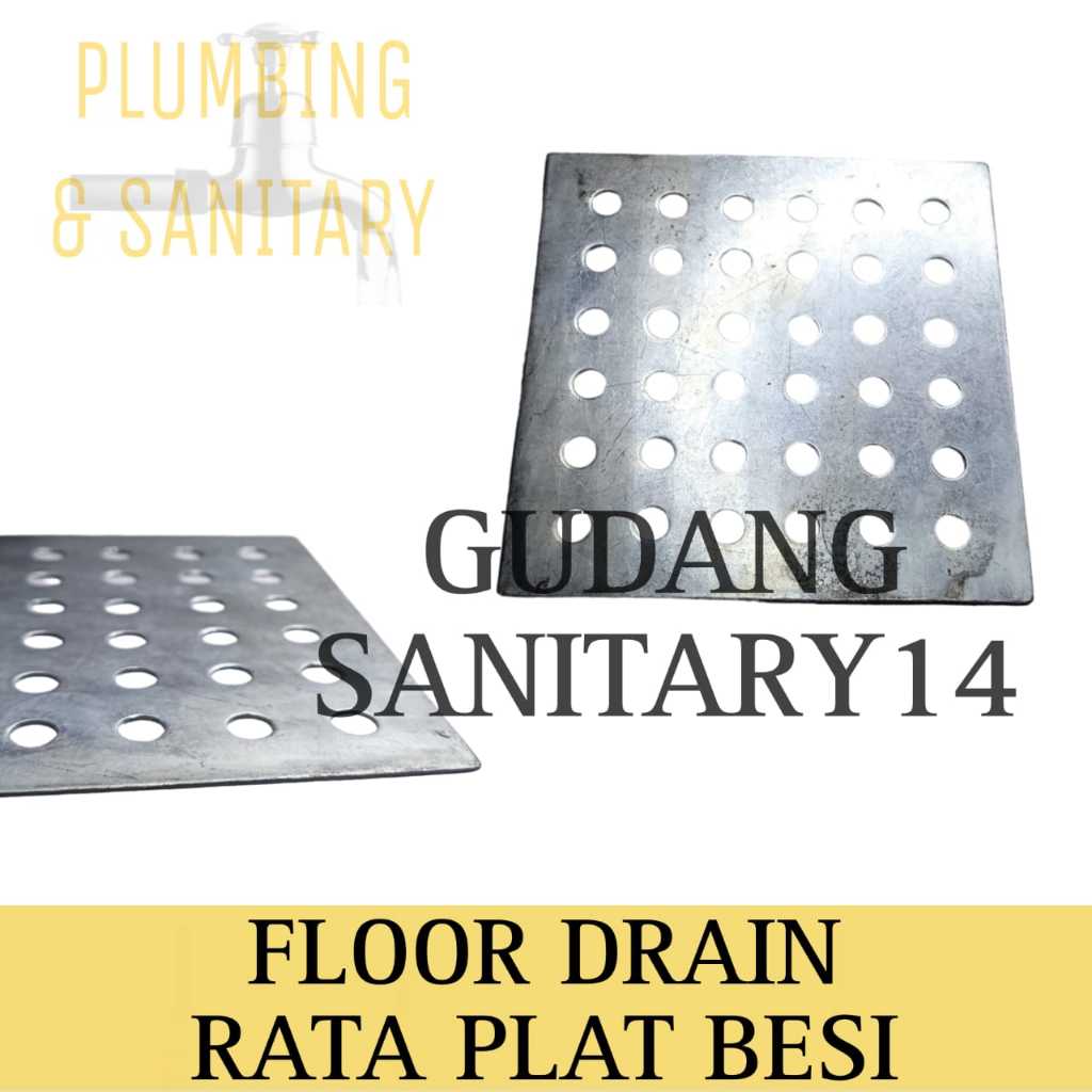Jual Floor drain rata plat besi saringan got rata sargot pembuangan ...