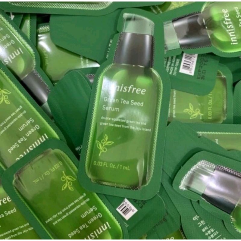 Jual Innisfree Green Tea Seed Serum 1ml | Shopee Indonesia