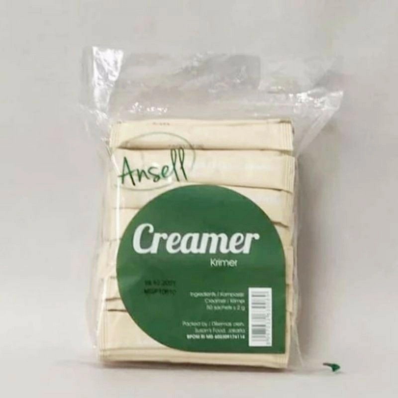 Jual Ansell creamer stick kremer kemasan sachet 50 pcs Shopee Indonesia