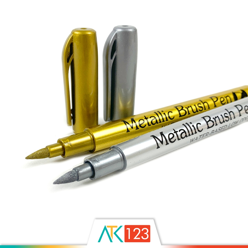 Gn 1pcs Oil-based Paint Metal Marker Pens Sharpie 3.0mm Gold