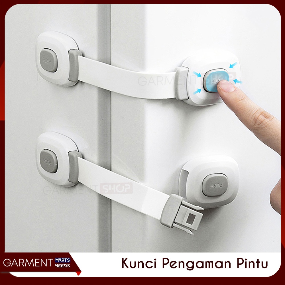 Jual Pengunci Lemari Kulkas Laci Pengait Pintu Pelindung Baby Safety