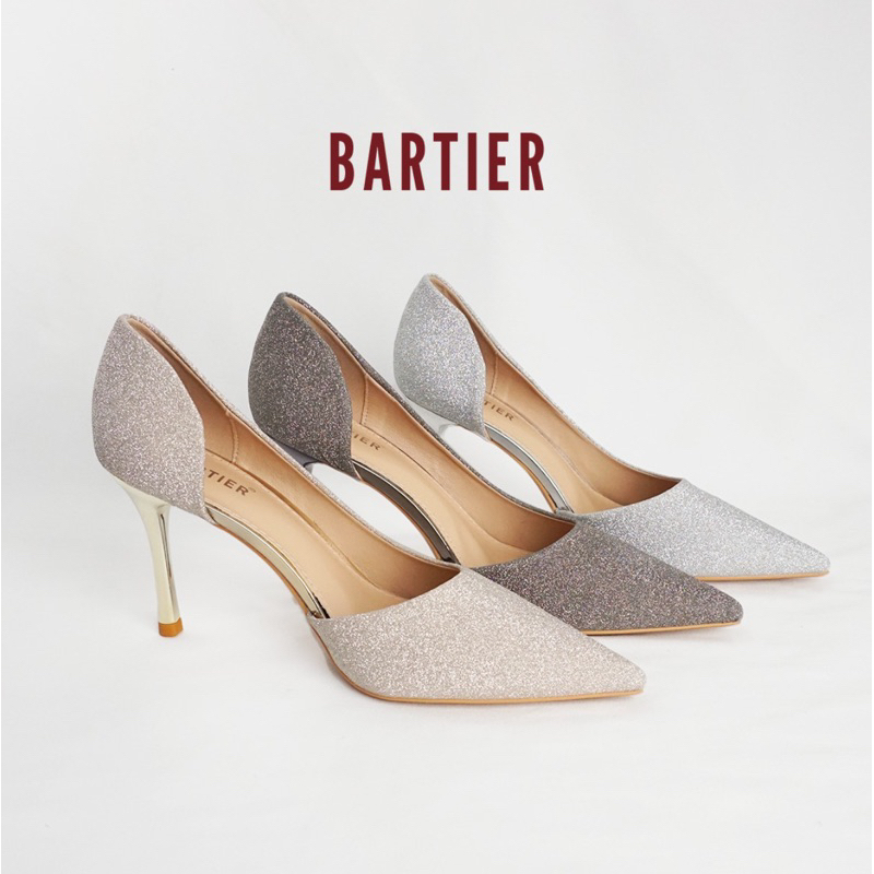Jual BARTIER PUMP HEELS 9CM PARTY HEELS GLITTER SEPATU HAK