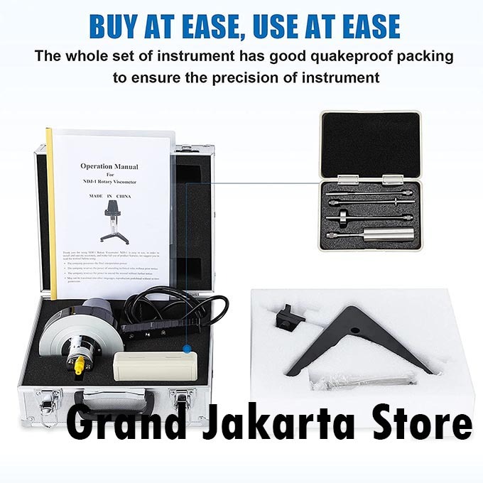 Jual Viscometer Analog Rotary NDJ-1 Kekentalan Viskometer Viscosity ...