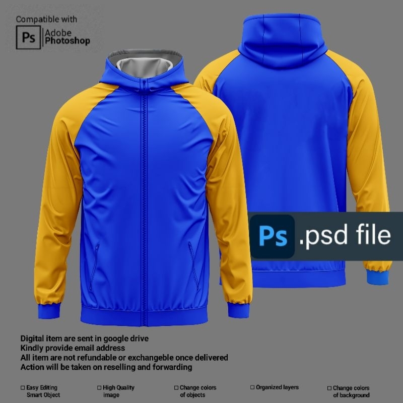 Jual Mockup Jaket Editing Smart Object PSD | Shopee Indonesia