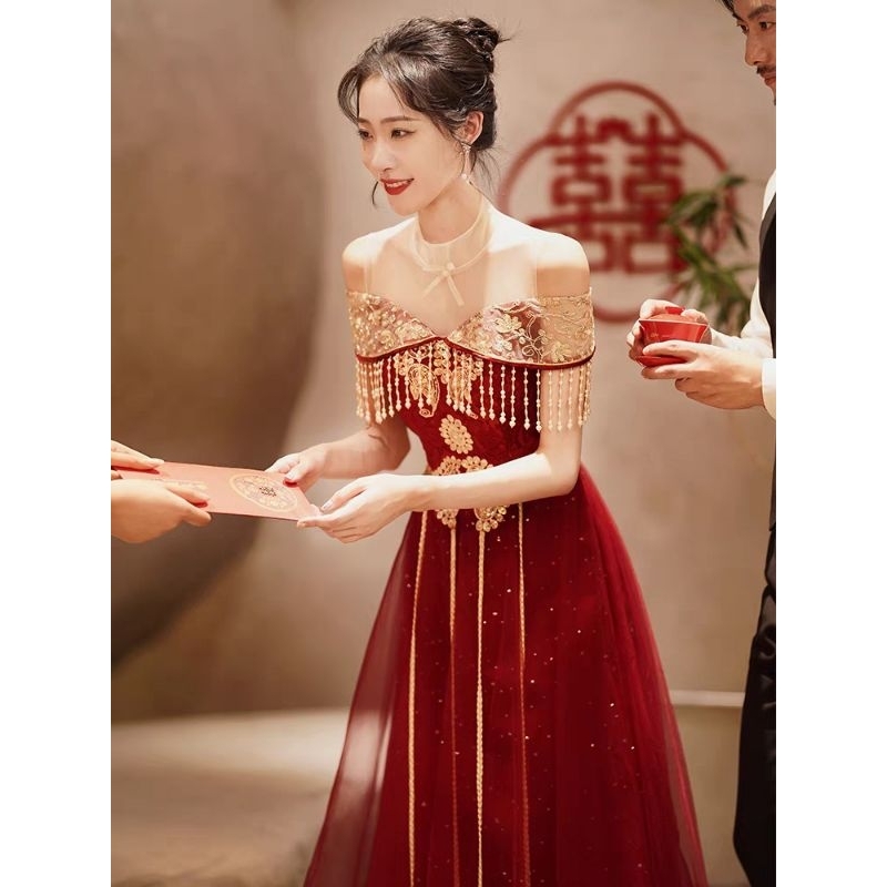 Gaun hot sale cheongsam modern