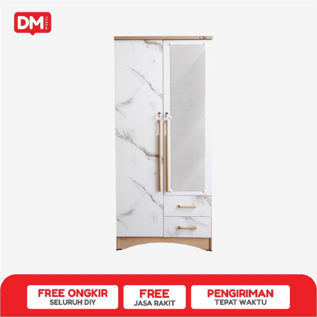 Jual Lemari Pintu 2 Rumi Dachi Dm Mebel Shopee Indonesia