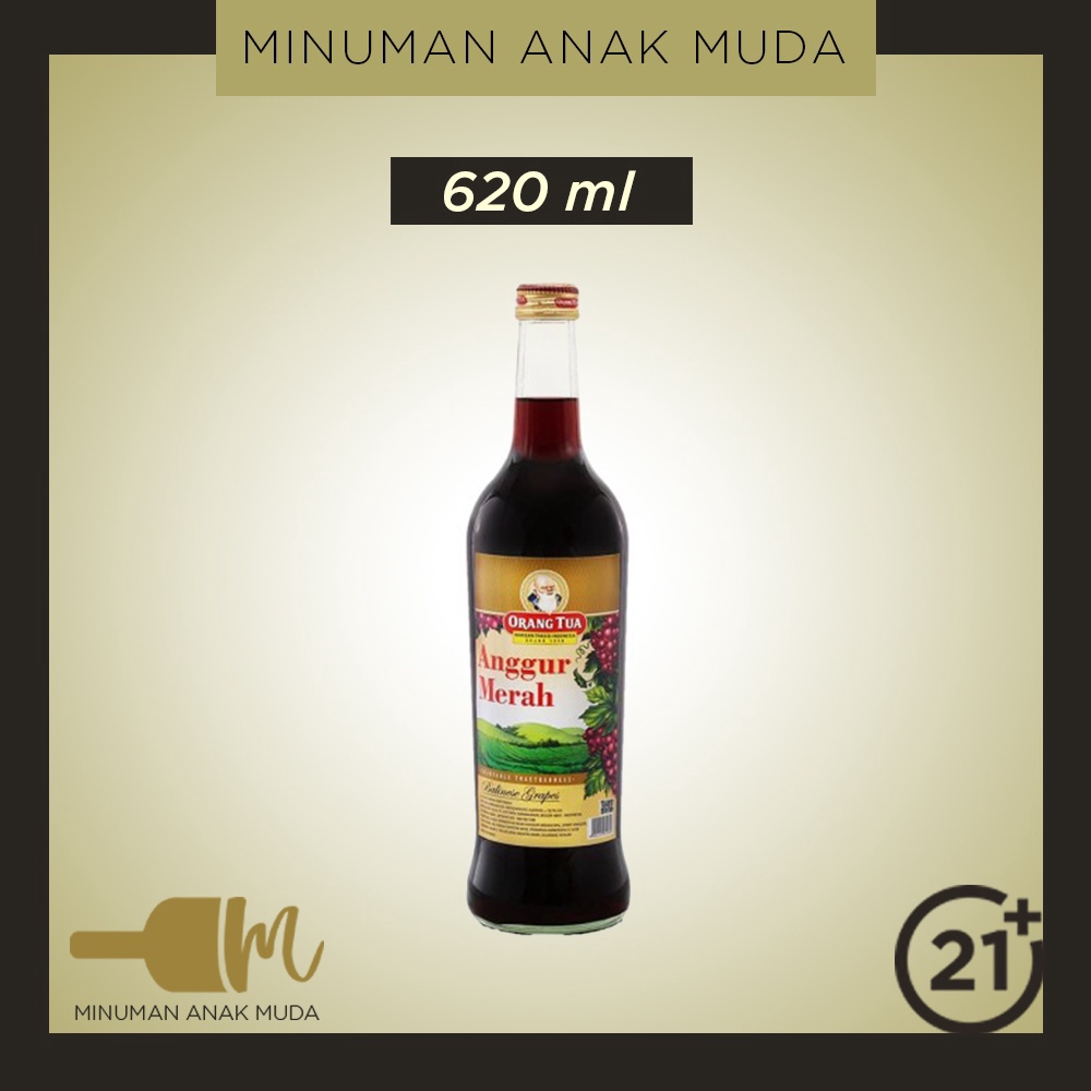 Jual Original Anggur Merah Gold Orang Tua 620ml Amer OT Gold