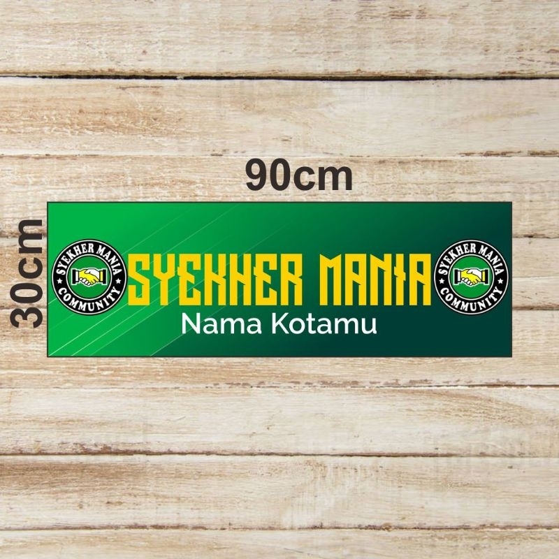 Jual BANNER SHOLAWAT SYEKHER MANIA TBANNER ZAHIR MANIA BANNER CUSTOM ...