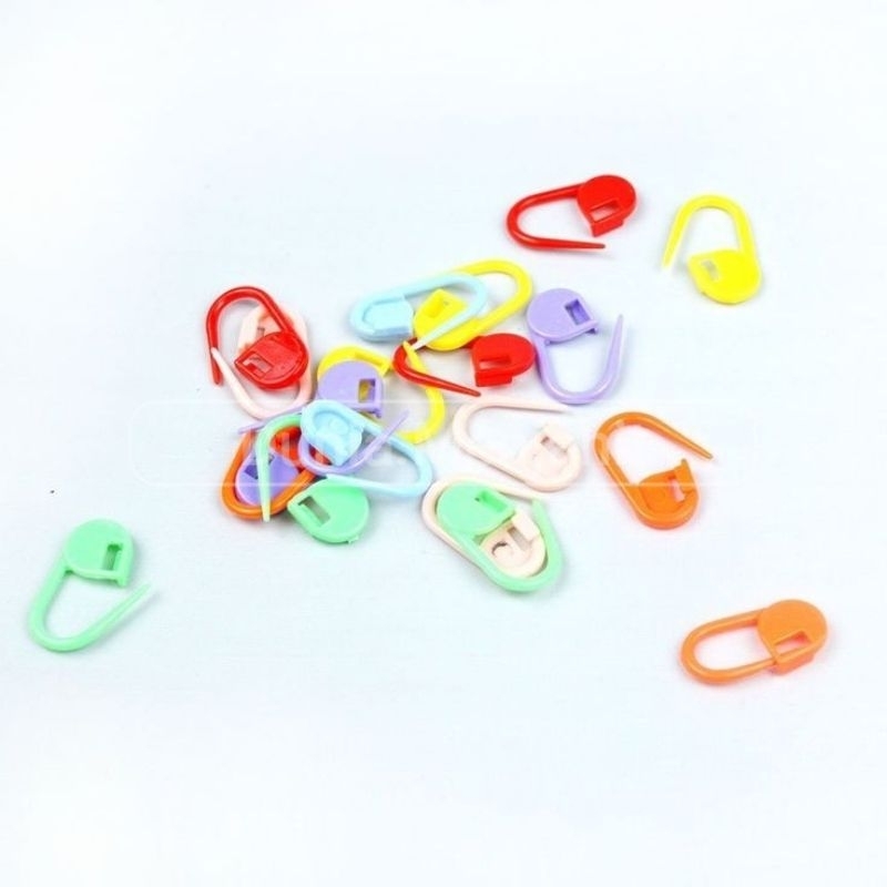 Jual Penanda Rajut / Peniti Plastik / Locking stitch Maker Crochet ...