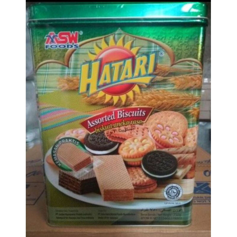 Jual Hatari Biskuit Assorted Aneka Rasa Kaleng Gr Shopee Indonesia