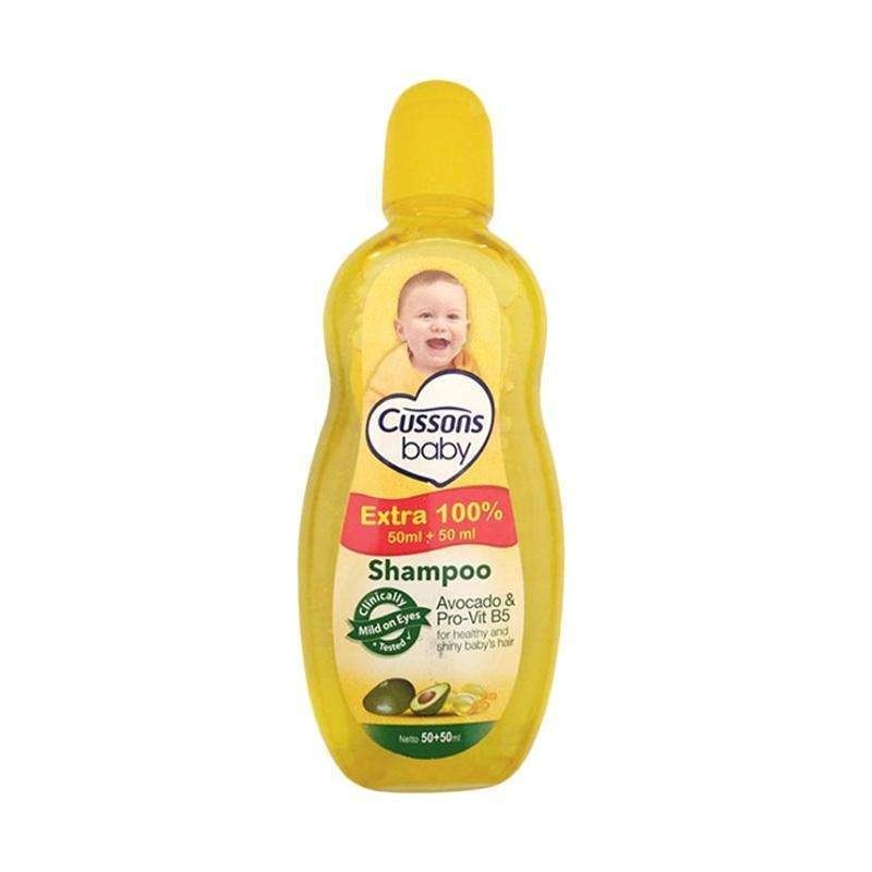 Jual Cussons Avocado Oil & Pro Vit B5 Baby Shampoo [50mL + 50mL