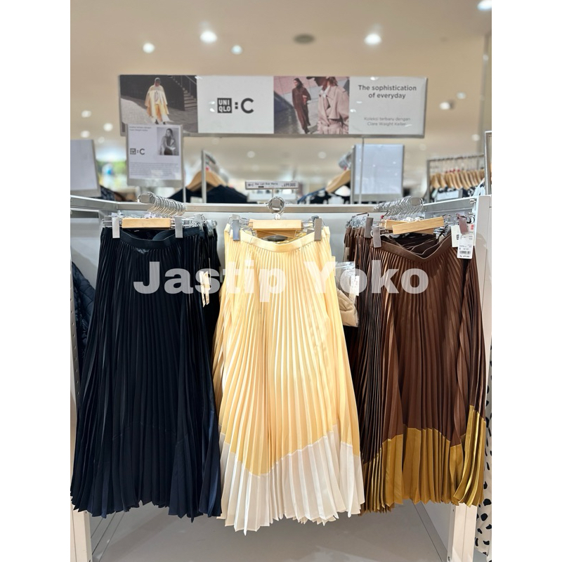 Jual WOMEN Rok Lipit Sifon UNIQLO | Shopee Indonesia