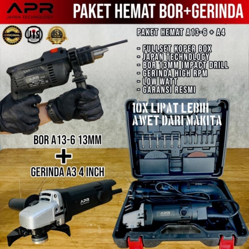 Jual Promo Hari Ini M Kita Bor Gerinda Paket Bundling Apr Japan Ap