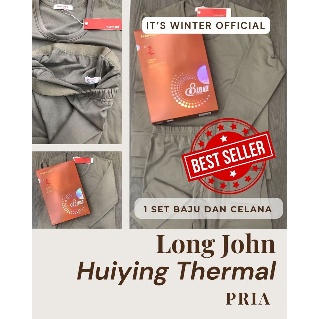 Jual Long John Pria Pakaian Dalam Musim Dingin Huiying Baju Dalam ...