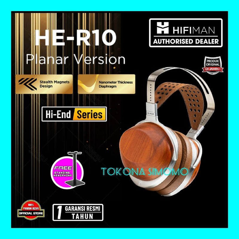Jual Hifiman HE R10 Planar Version Hi-Fi Magnetic Closed Back Headphone ...