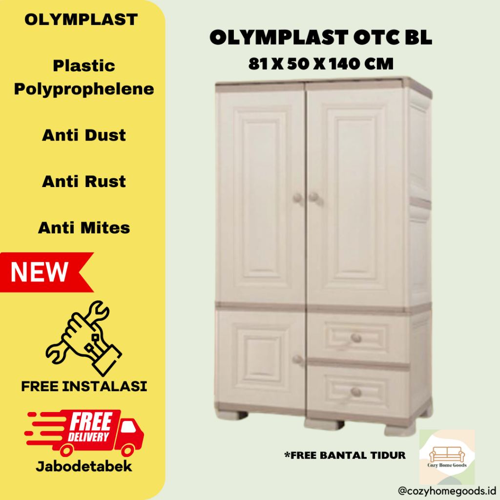 Jual Lemari Plastik Olymplast Baby Locker 2 Pintu - OTC BL - Lemari ...