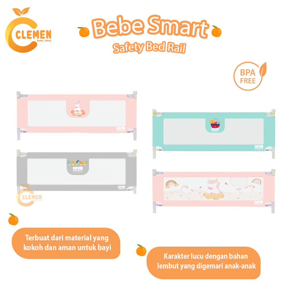 Jual Bebe Smart Bed Rail (Pagar Pembatas Pengaman Tempat Tidur Bayi