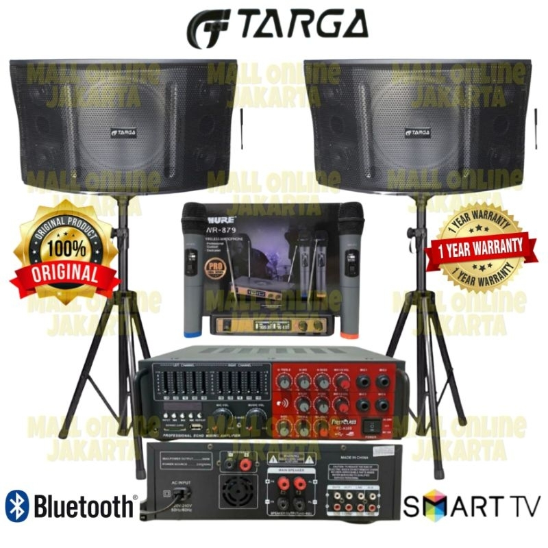 Jual Paket karaoke rumahan targa 12 inch sound system indoor | Shopee ...