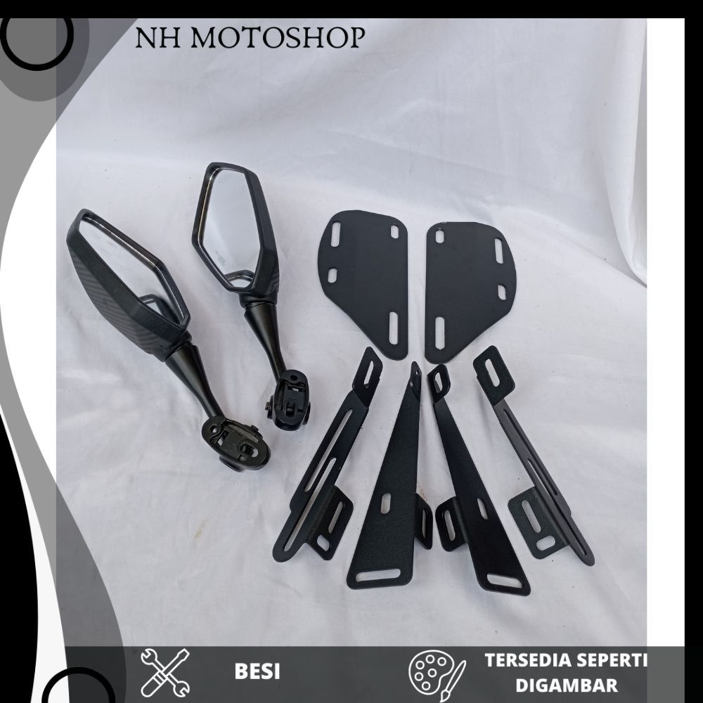 Jual Paket Bracket Spion Model Ninja Breket Serpo Yamaha Nmax Nmax New Shopee Indonesia