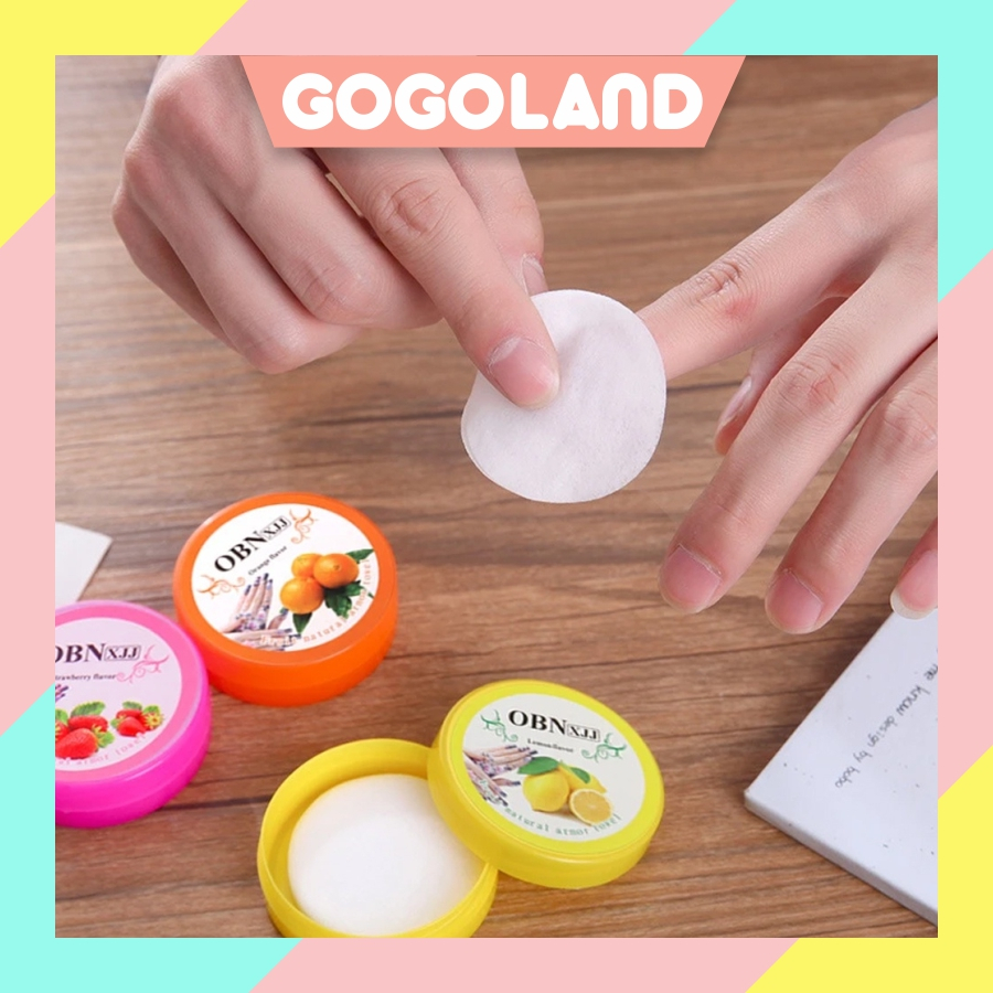 GOGOLAND KERTAS PEMBERSIH KUTEK BUAH PEMBERSIH CAT KUKU TISU BASAH PENGHAPUS KUTEK NAIL POLISH REMOVER TISSUE R973