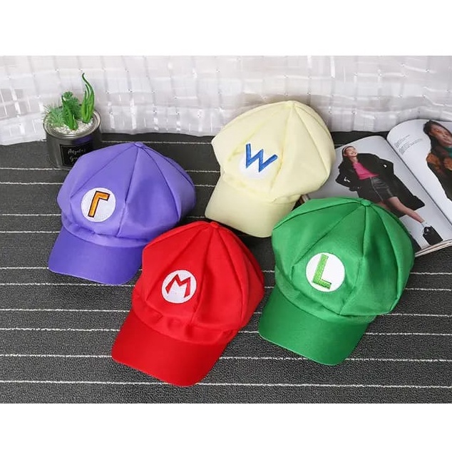 Jual HOT Product Harga Terendah Super Mario Luigi Bros Hat Halloween ...
