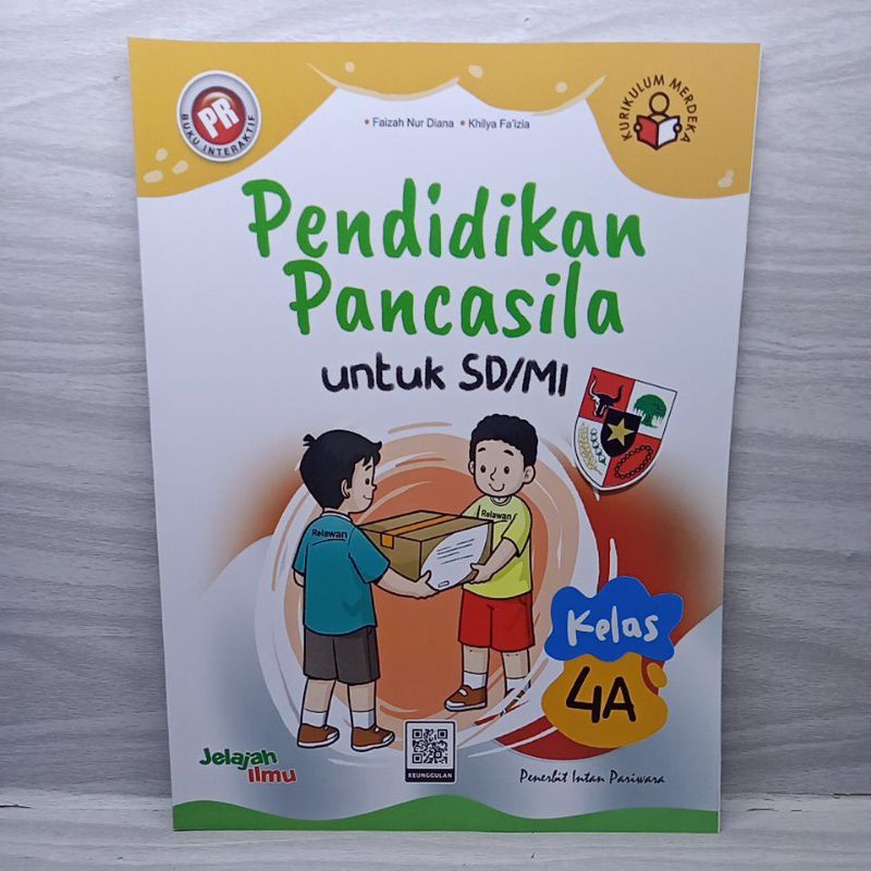 Jual Buku PR Pendidikan Pancasila SD/MI Kelas 4 Jilid 4A Kurikulum ...