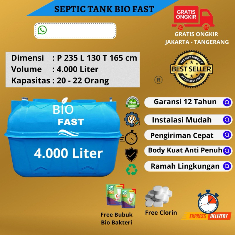 Jual septic tank bio, biotech, biofil, biotank, biofilter, biotaff 4. ...