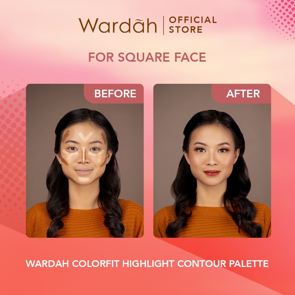 Jual Wardah Colorfit Highlight Contour Palette - 3 in 1 Highlighter ...