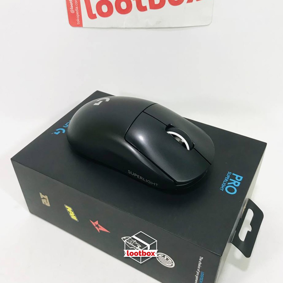 Jual Mouse Gaming Wireless Logitech G Pro Gpro X Superlight Black ...