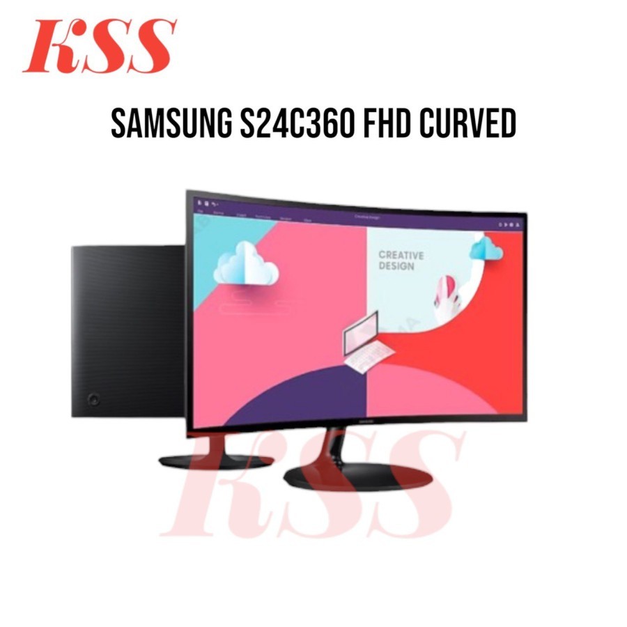 Jual Monitor Samsung S24c360 Curved 24 Inch Full Hd 75hz Lengkung