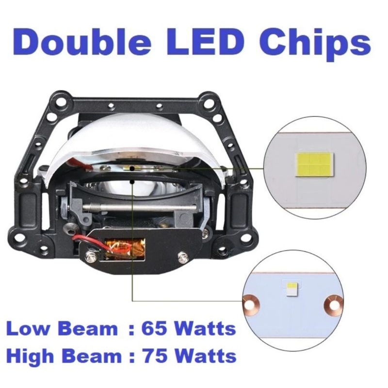 Jual Lensa Lampu Utama Biled LED Laser Projector Projie Vynix p65 Gen2 ...