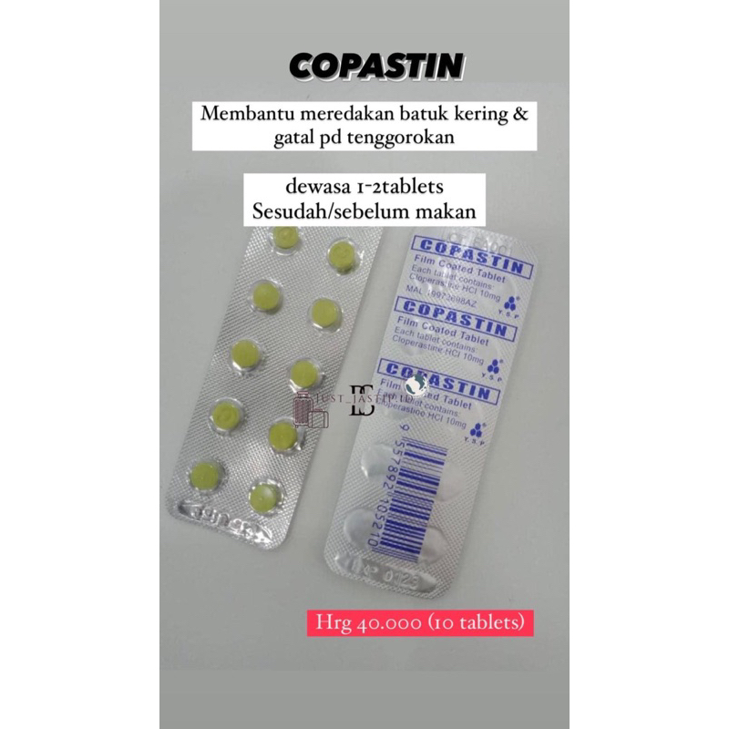 Jual obat batuk kering copastin (PO PENANG) | Shopee Indonesia