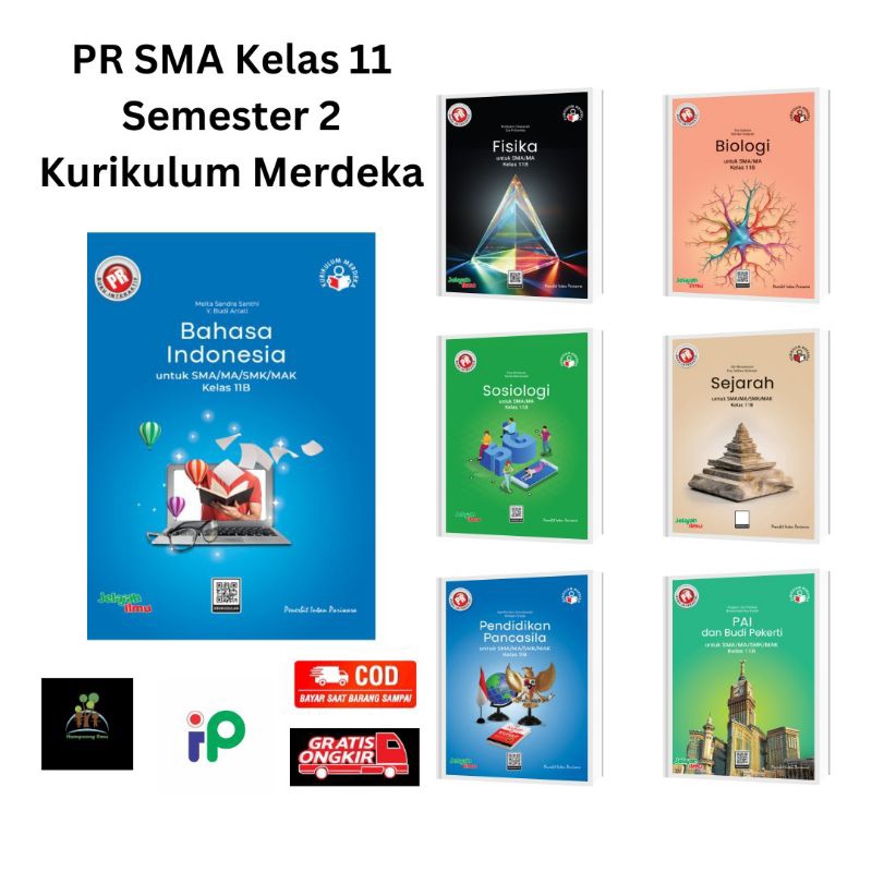 Jual Buku PR Interaktif SMA Kelas 11 Semester 2 Kurikulum Merdeka Tahun ...