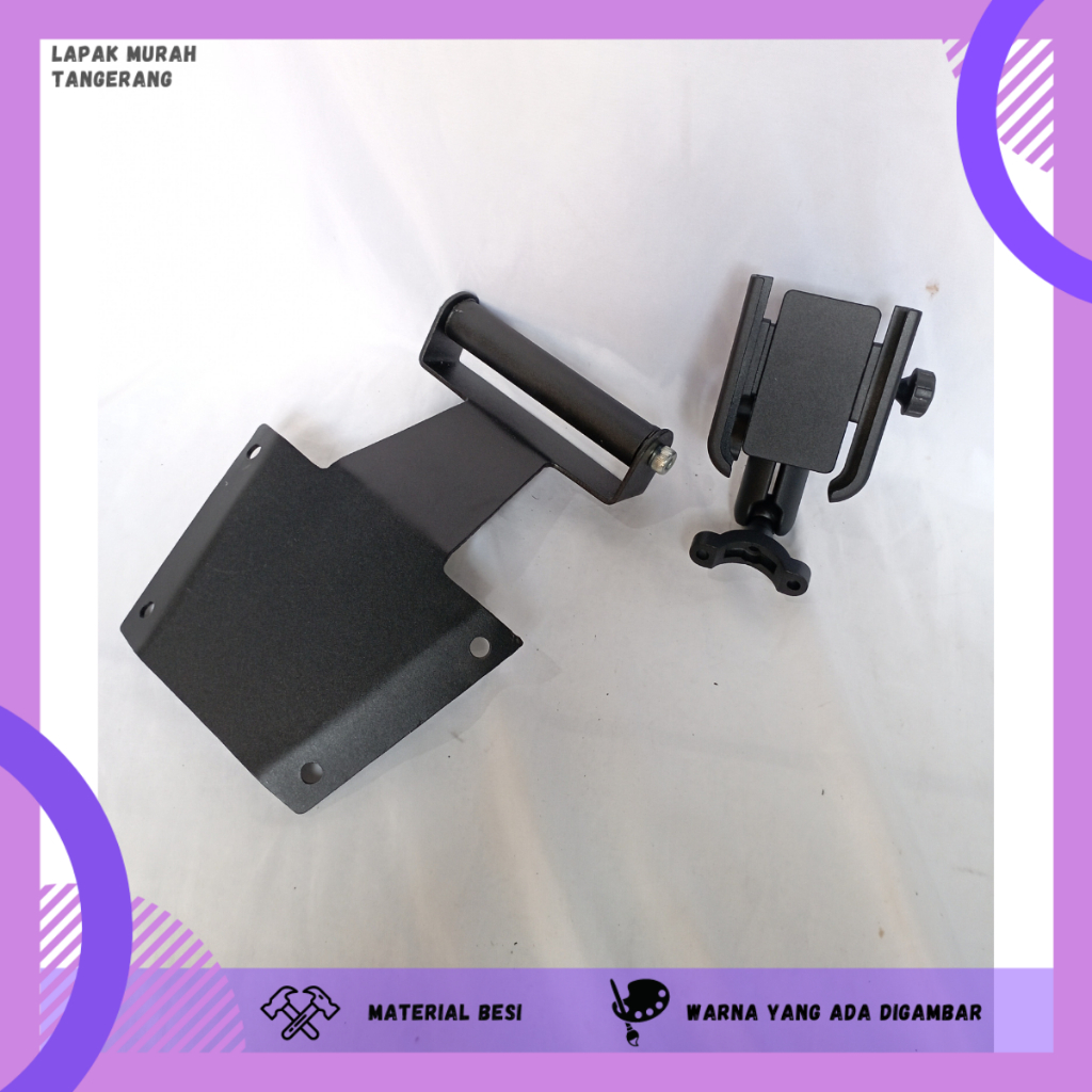 Jual Paket Bracket Dudukan Holder Hp Gps Honda Cb X Phone Holder