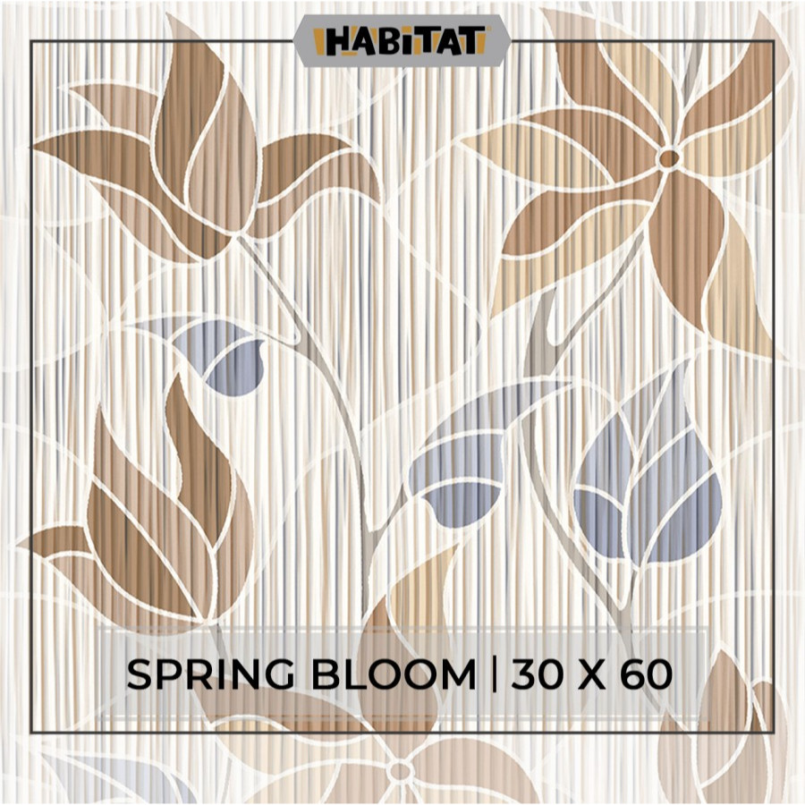 Jual MilanTiles - HABITAT Spring Bloom 30x60 Keramik Dinding Motif