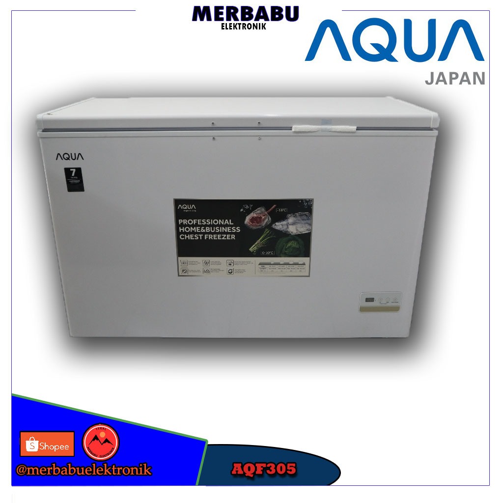 Jual Aqua Aqf Gc Chest Freezer Box L Lemari Pembeku Liter