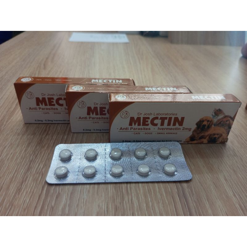Jual Obat Kutu Oral Mectin / Tablet l Obat Anti Parasit Hewan | Shopee ...