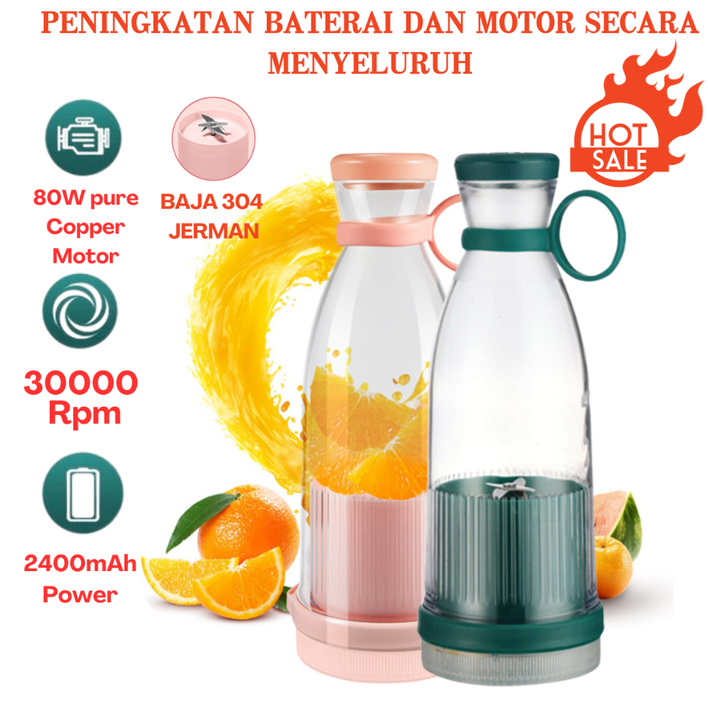 Jual Juice Blender Portable Mini Juicer Cup Pisau Blender Kapsul