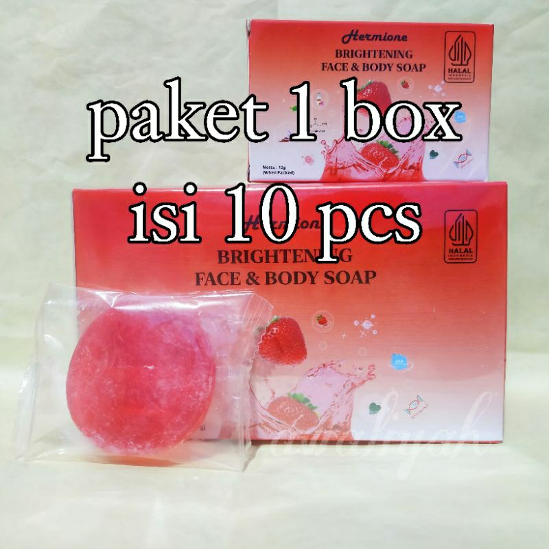 Jual [sabun Hermione] Paket 1 Box Sabun Herbal Original Shopee Indonesia