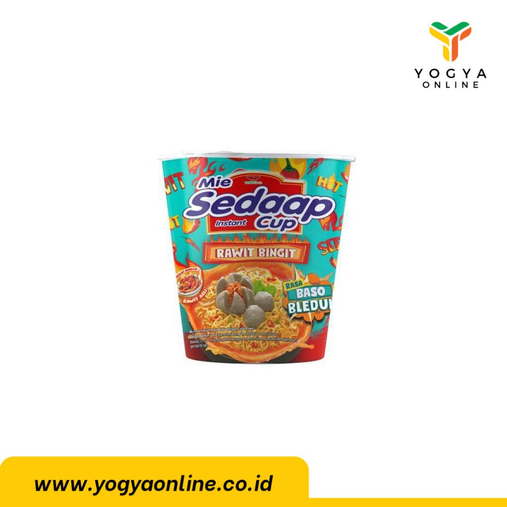 Jual Sedaap Mie Cup Rasa Baso Bleduk 77 Gram Shopee Indonesia