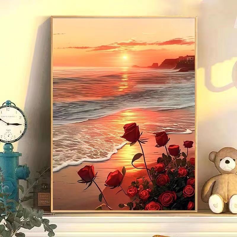 Jual 【40x50cm】 Paint By Number Kit Digital Oil Painting DIY Painting ...