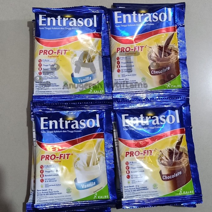 Jual Entrasol Susu Tinggi Kalsium dan Tinggi Protein 1 Renceng 10 ...