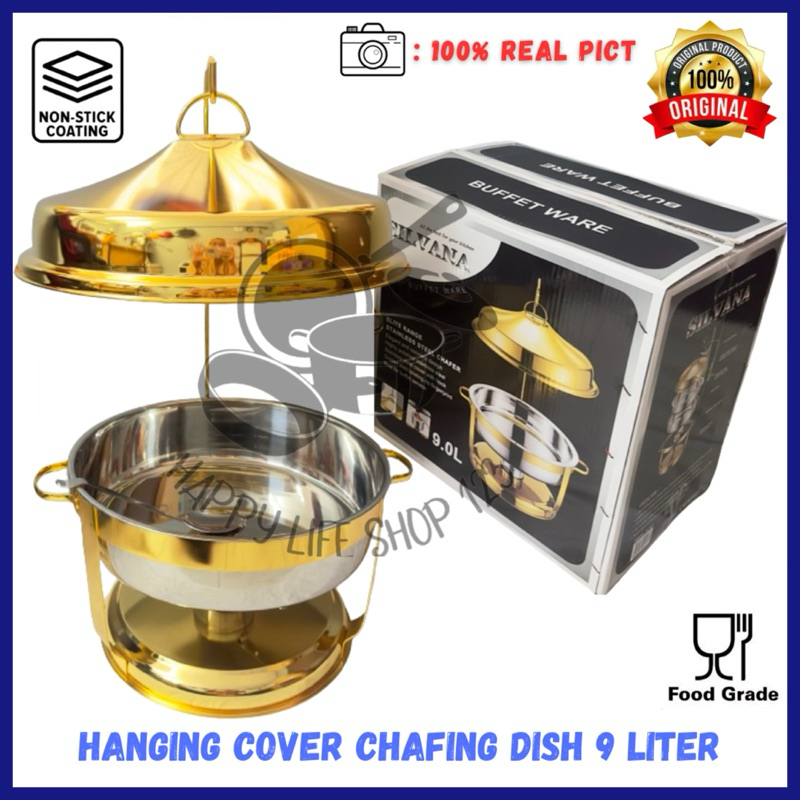 Jual Hanging Cover Chafer Chafing Dishes 9 Liter / Prasmanan 9 Liter ...